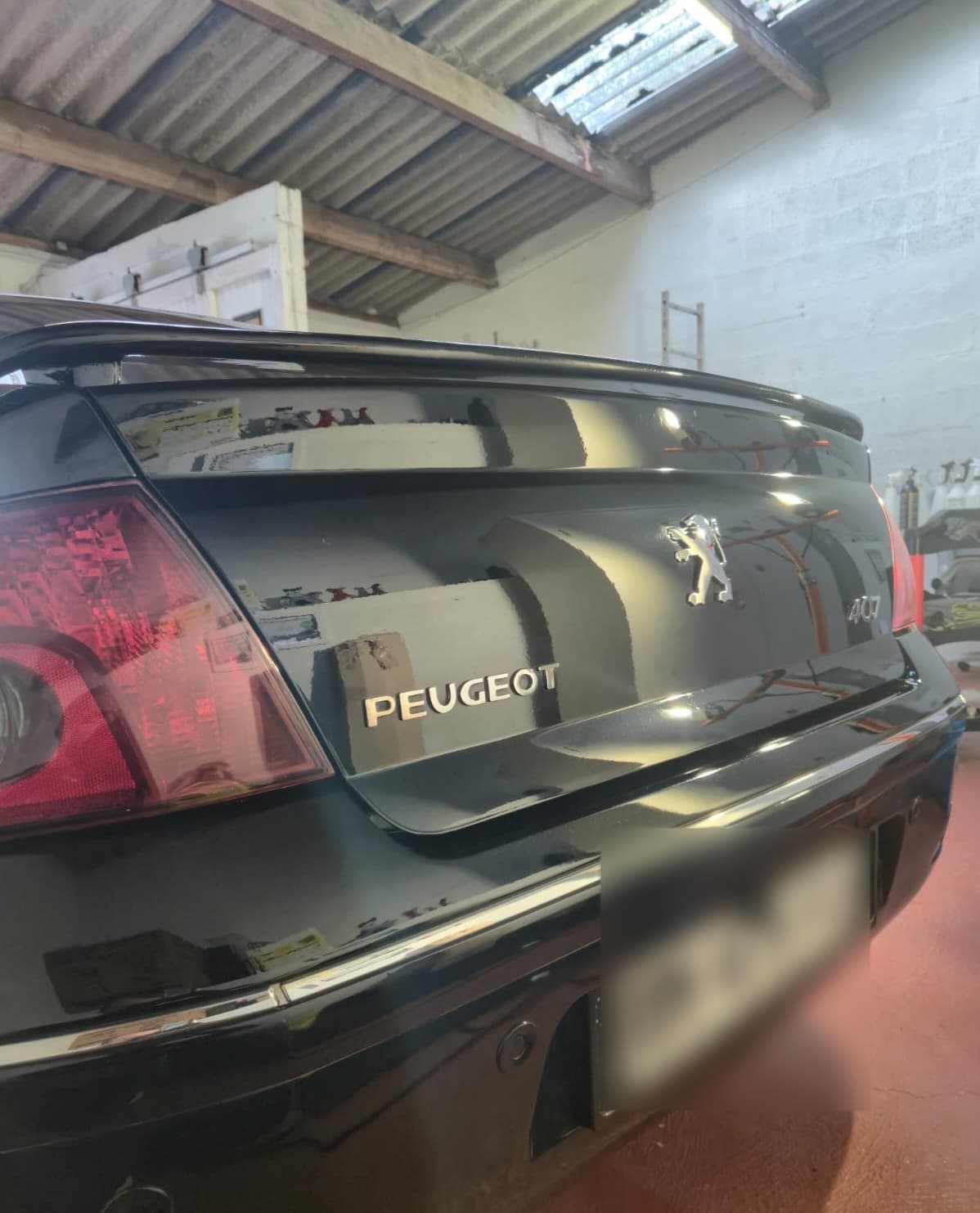 Après - Polissage complet Peugeot 407